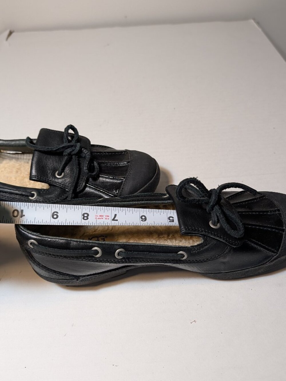 UGG Ashdale Waterproof Shearling Lined Duck Slip On Shoes Sz 9 Black - Picture 7 of 8